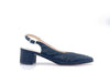 ELLEN Slingback basso Iron Nero