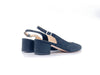 ELLEN Slingback basso Iron Nero