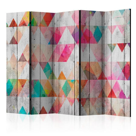 Paravento Rainbow Triangles II [Room Dividers]