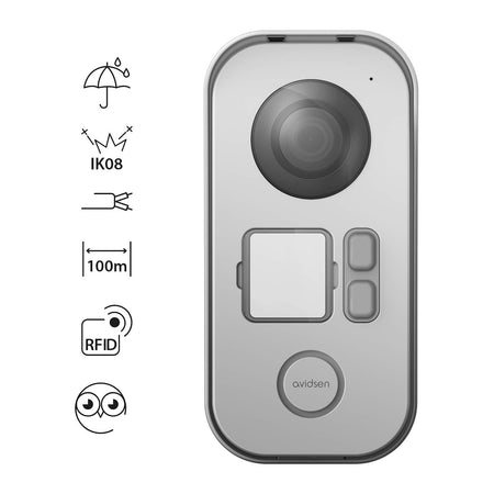 Avidsen videocitofono Bamboo View a 2 fili - con schermo da 7" portata 100 metri