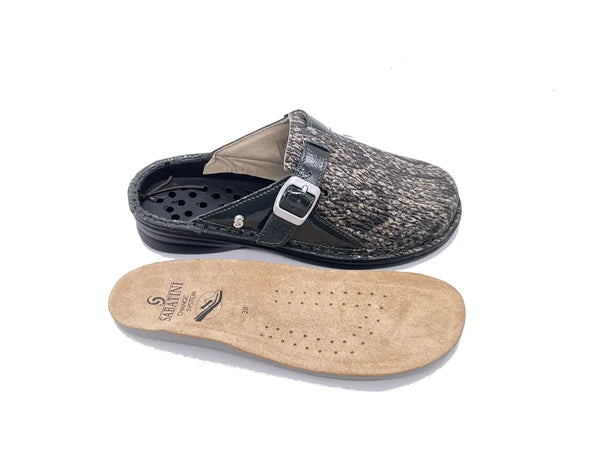 SABATINI Ciabatte donna New Orleans Naplack Militare