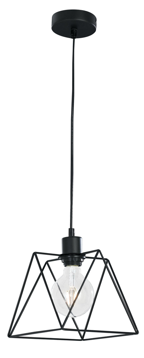 Sospensione Rustica Vintage paralume Metallo Lampadario Interno E27