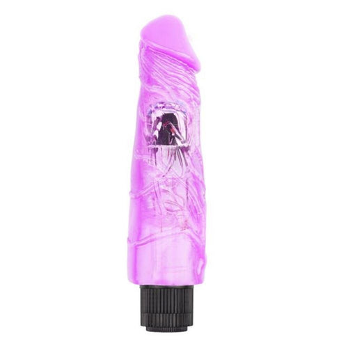 Vibratore vaginale Punto-G in Jelly VIBE HI-RUBBER 23,5 cm