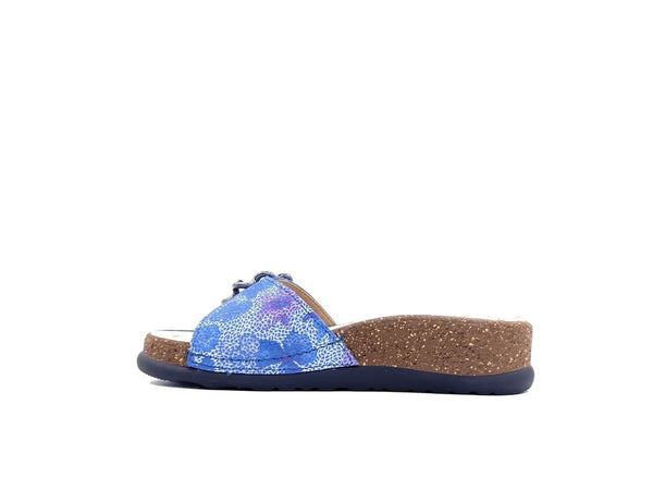 SABATINI Ciabatta donna a fascia Lolita Cobalto