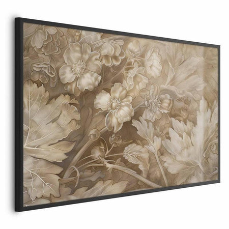 Poster - Ornamental Floral Carvings