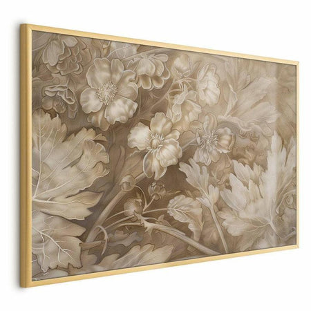 Poster - Ornamental Floral Carvings