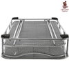 Contenitore Cassetto Porta Cialde Capsule Caffe' Metallo Estraibile Lungo Silver