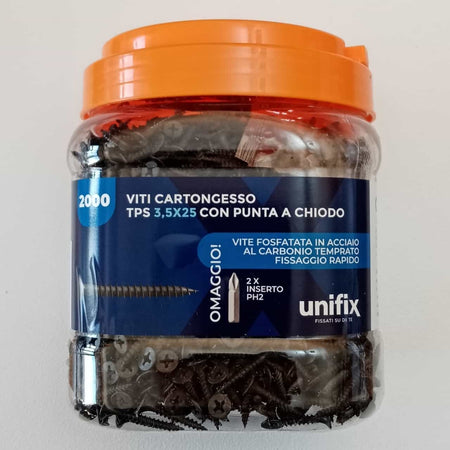 Vite autofilettante per cartongesso 3,5x25mm - 2000pz