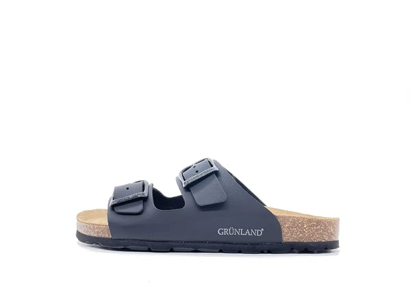GRUNLAND SARA Ciabatte donna nere fibbie nere