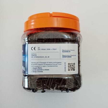 Vite autofilettante per cartongesso 3,5x25mm - 2000pz