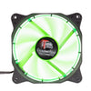 Ventola per case Cosmo Flow - 12cm- LED Verde Circolare- 3+4pin- silenziosa