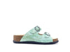 SABATINI Ciabatta donna due fasce pelle Papiro Tiffany