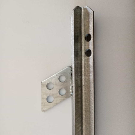 Dispersore a croce paletto da 1,5mt per messa a terra zincato + morsetto