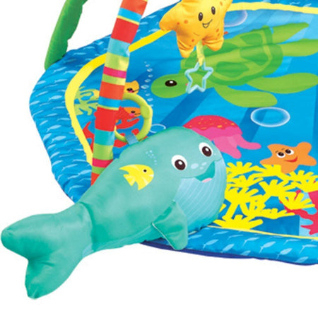 Palestrina Tappeto Neonato Fitch baby in Tessuto con Giocattoli Peluche Pendenti