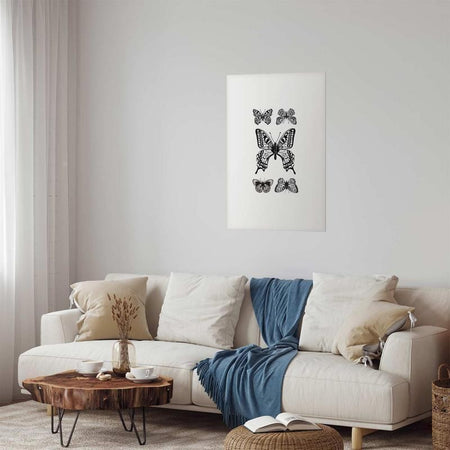 Poster - Five Butterflies