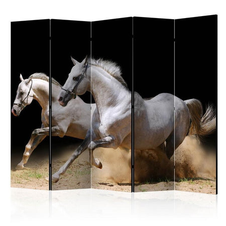Paravento Galloping horses on the sand II [Room Dividers]