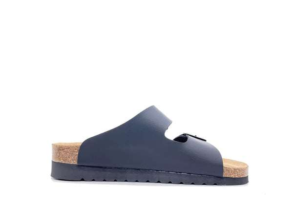 GRUNLAND HOLA Ciabatte donna due fibbie nere