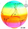 PALLONE PLASTICA CALCIO FLUORESCENTE D.25