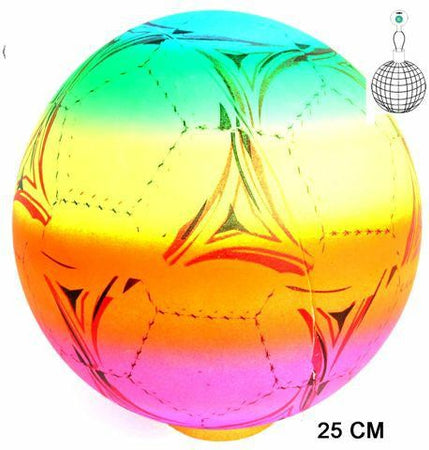 PALLONE PLASTICA CALCIO FLUORESCENTE D.25