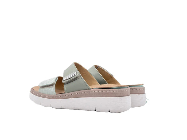 GRUNLAND MOLL Ciabatte donna menta
