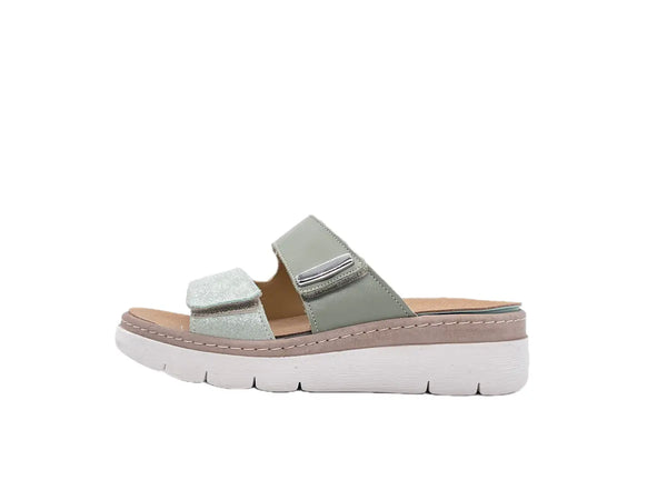 GRUNLAND MOLL Ciabatte donna menta