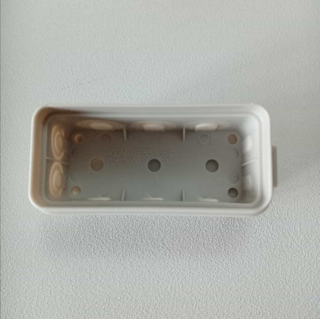 Cassetta derivazione L 90 x H 43 x P 39mm IP55 preforata minibox rettangolare