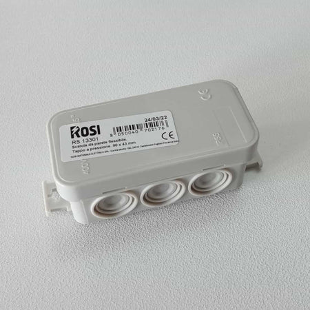 Cassetta derivazione L 90 x H 43 x P 39mm IP55 preforata minibox rettangolare