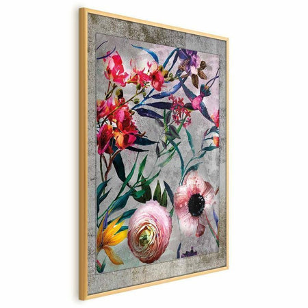 Poster - Rustic Flowers