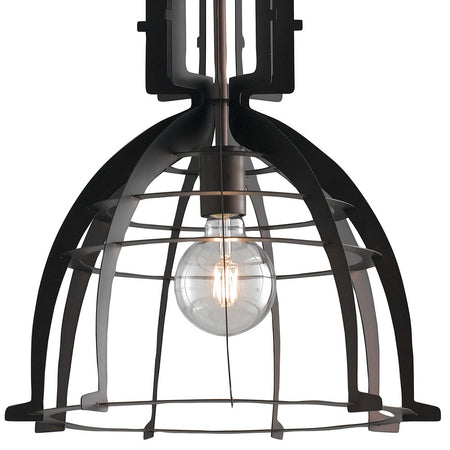 Lampadario Sospensione Metallo Bronzo Minimal Interno Moderno E27