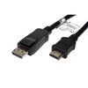 Displayport Cable, Dp - Hdtv,