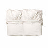 Lenzuola Sotto con Angoli per Culla Leander -Bianco