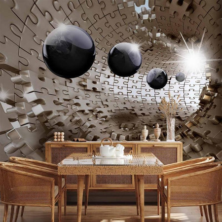 Fotomurale Golden Jigsaw
