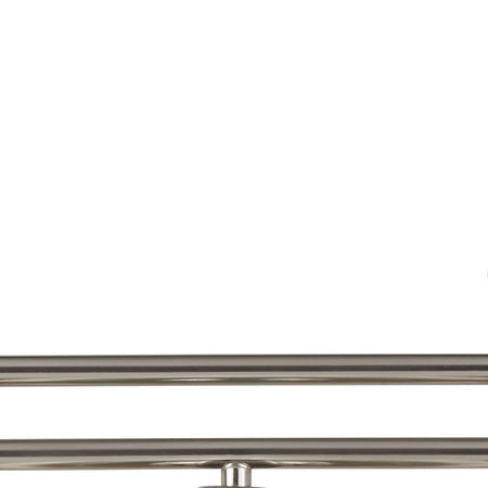 Lampadario Rustico Bistrot Ii Acciaio Argento Vetro Trasparente 3 Luci E27