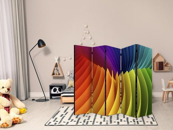 Paravento Rainbow Wave II [divisori da interno]