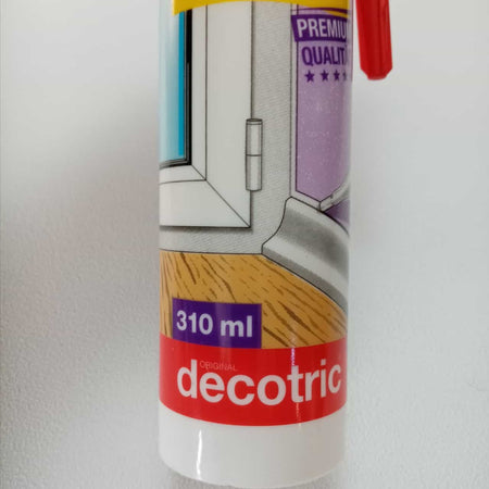 Decomur L10 310ml stucco bianco in cartuccia ultraleggero pronto all'uso