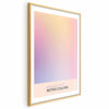 Poster - Peaceful Drift - Delicate Pastel Shades Creating a Harmonious Whole