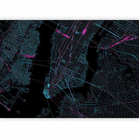 Carta da Parati Manhattan Blu