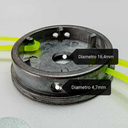 La Tarantola testina universale in alluminio per decespugliatore