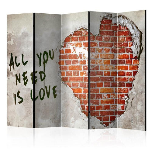 Paravento Love is all you need II [Room Dividers]