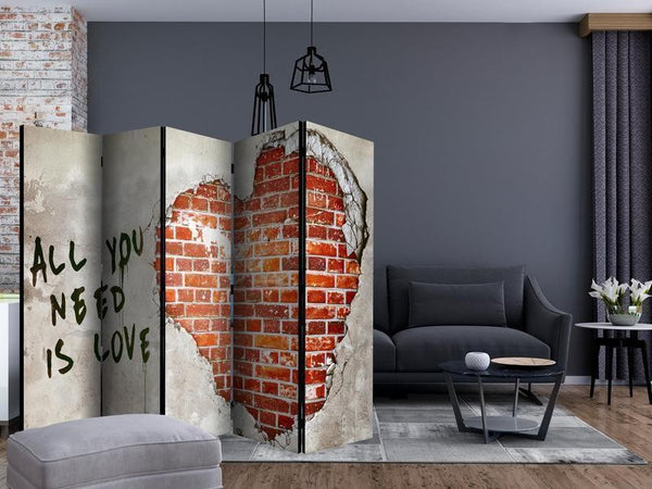 Paravento Love is all you need II [Room Dividers]