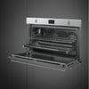 Smeg Forno Incasso Termoventilato Display 155lt 90cm Inox Sf9390x1
