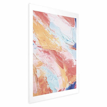 Poster - Colorful Harmony - dynamic color transitions in pastel tones