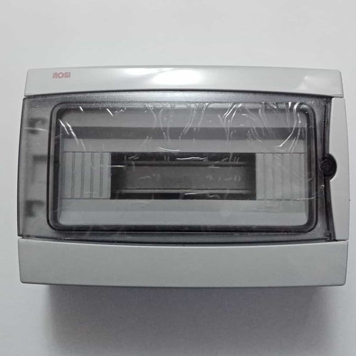 Centralino stagno cassetta da parete con sportello capienza 12 moduli IP65