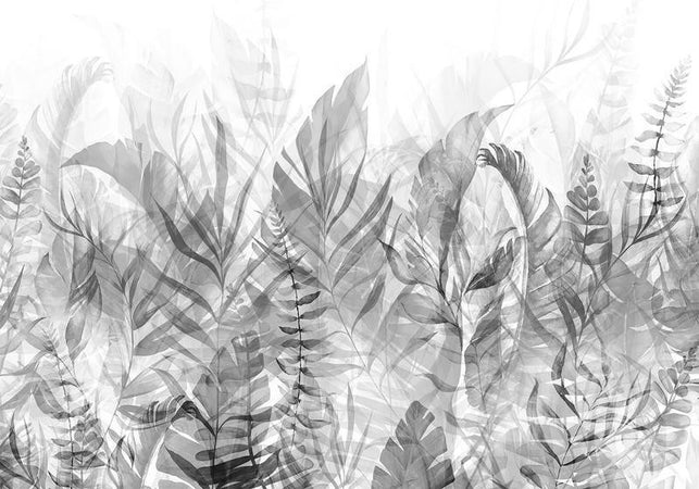 Fotomurale Magic Grove (Black and White)