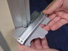 Silverline calibro profilometro in acciaio per profili sagome legno carta 125 mm Silverline