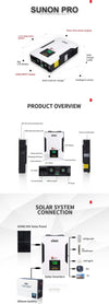 3.5kW Solar Inverter ibrido off-grid MPPT SUNON Pro Elettronica/Elettronica per veicoli/Accessori/Accessori audio e video/Invertitori di corrente Zencoccostore - Formia, Commerciovirtuoso.it