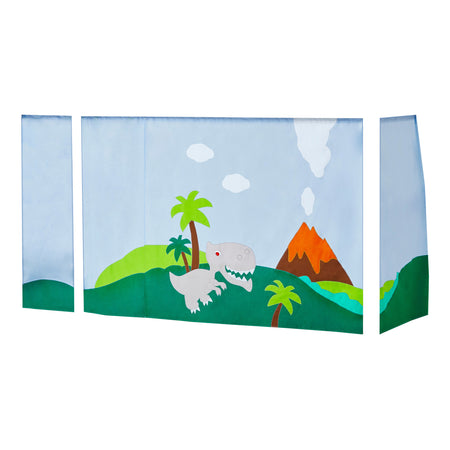 Tenda Hoppekids Dinosaur per letto semialto 90x200 cm