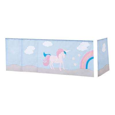 Hoppekids Tenda Unicorno per letto semialto e a castello 90x200 cm