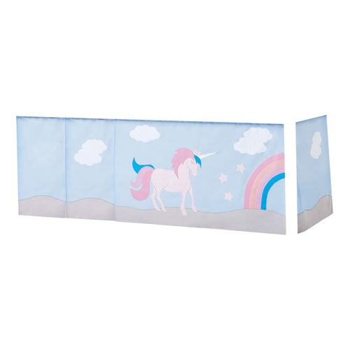 Hoppekids Tenda Unicorno per letto semialto e a castello 90x200 cm