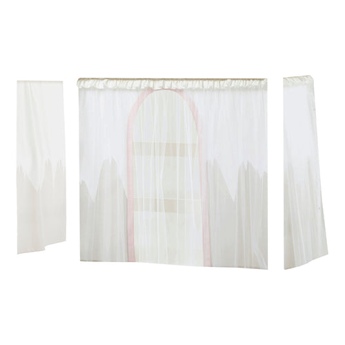Hoppekids Winter Wonderland - con tulle - tenda per letto semi-alto 70x160 cm